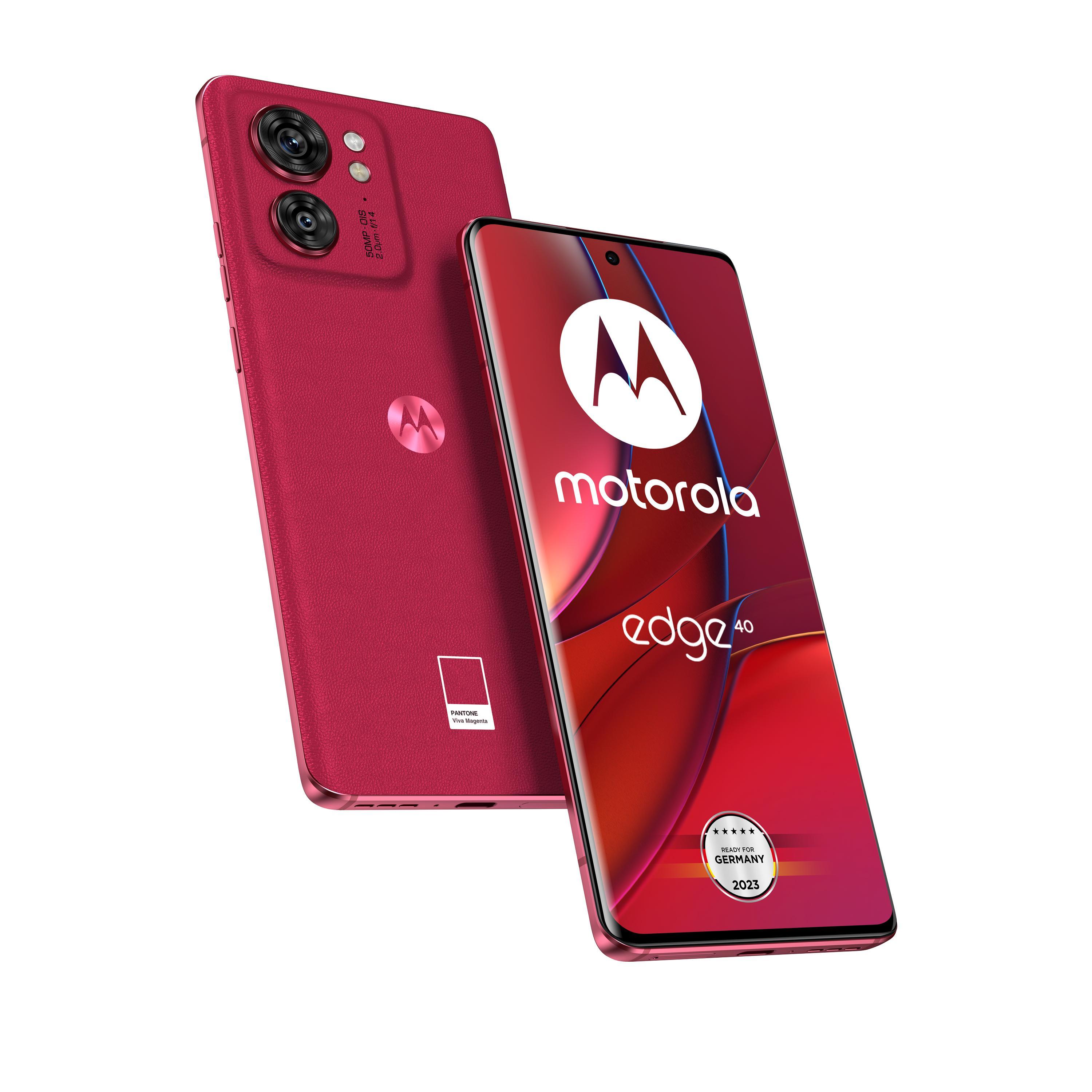 edge40 8GB + 256GB Viva Magenta Smartphone