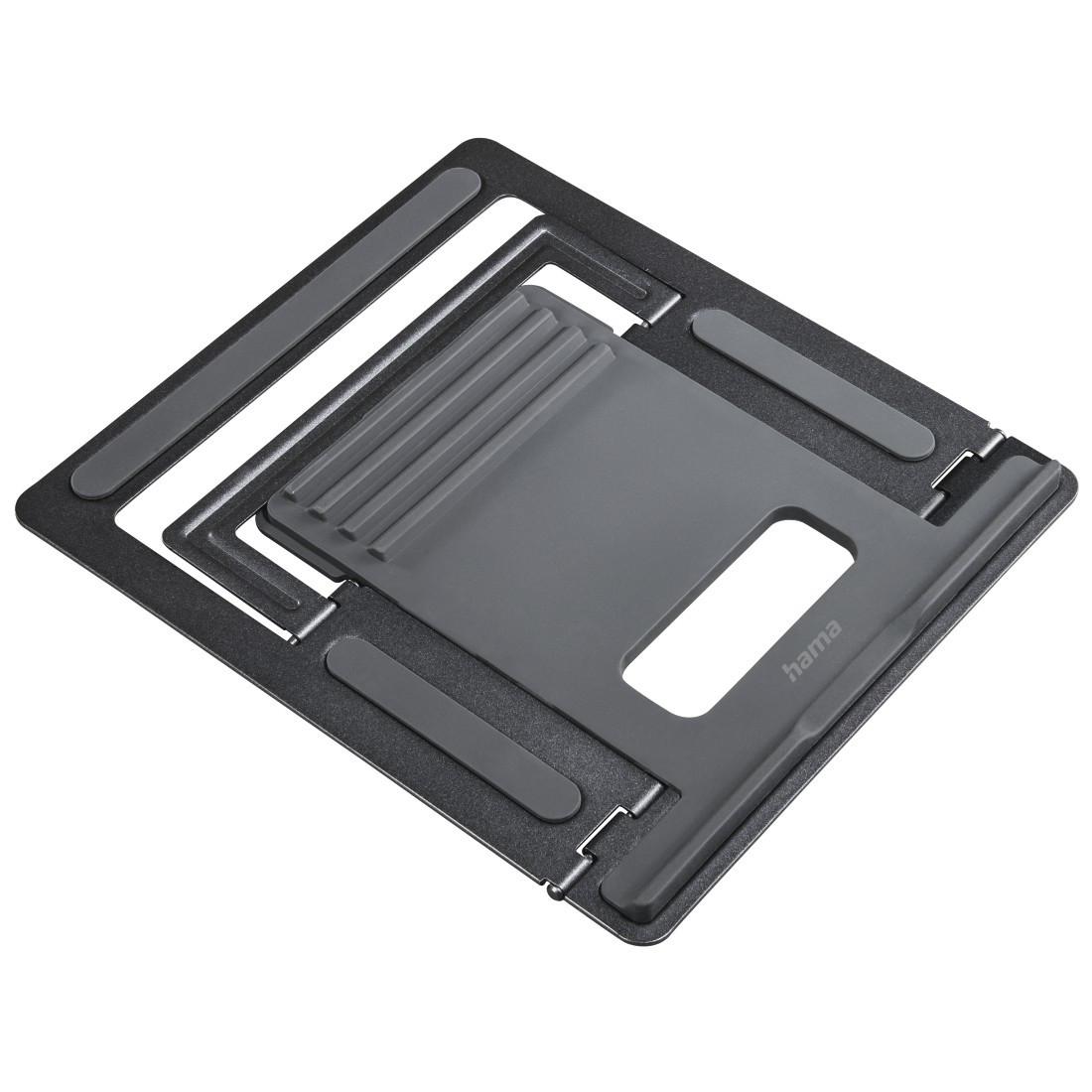 Notebook-Stand "Metall", höhenverstellbar, neigbar, bis 40 cm (15,6"), Grau (00053048)