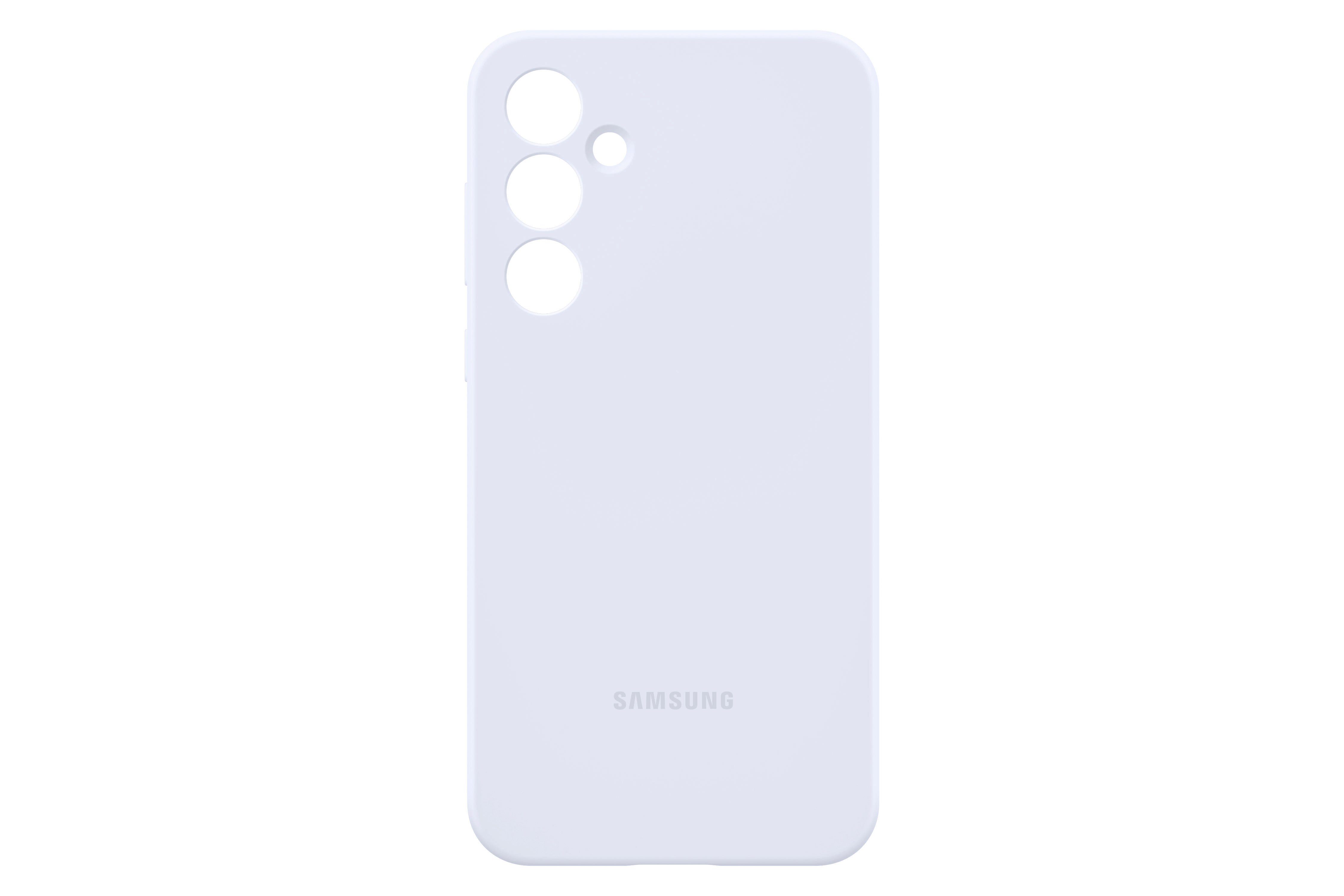 EF-PA556 für Galaxy A55 Silicone Case Light Blue Handyhülle