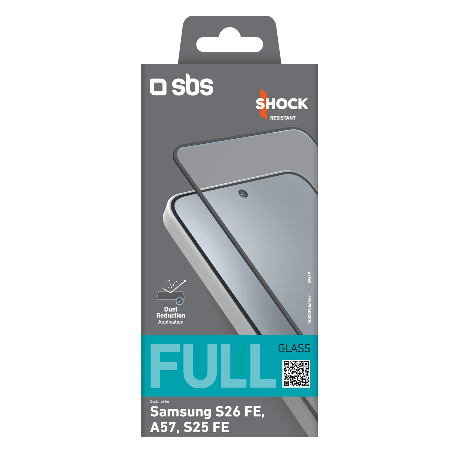 Glas Displayschutz Full Cover für Samsung Galaxy S26 FE, S 25 FE und A57 Schutzglas