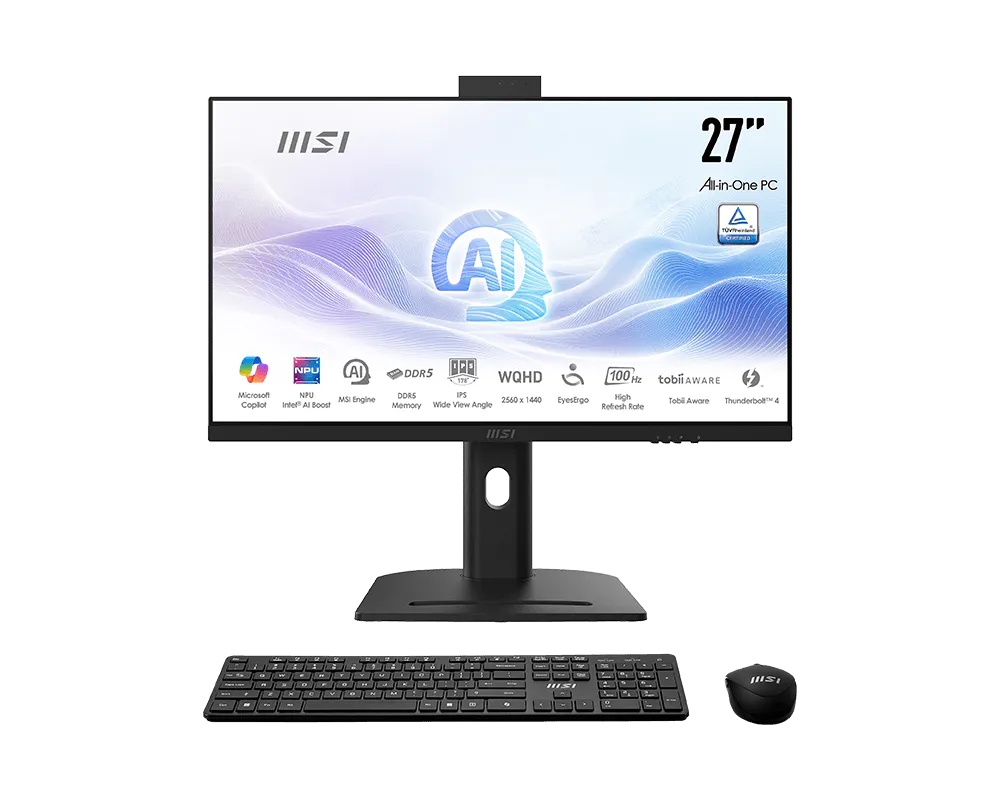 Modern AM273QP AI 1UMG-220DE, Schwarz, 27 Zoll, Full HD, Intel Core Ultra 7 155H, 32 GB, 1 TB SSD