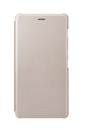 Flip Cover für Huawei P9 Lite gold