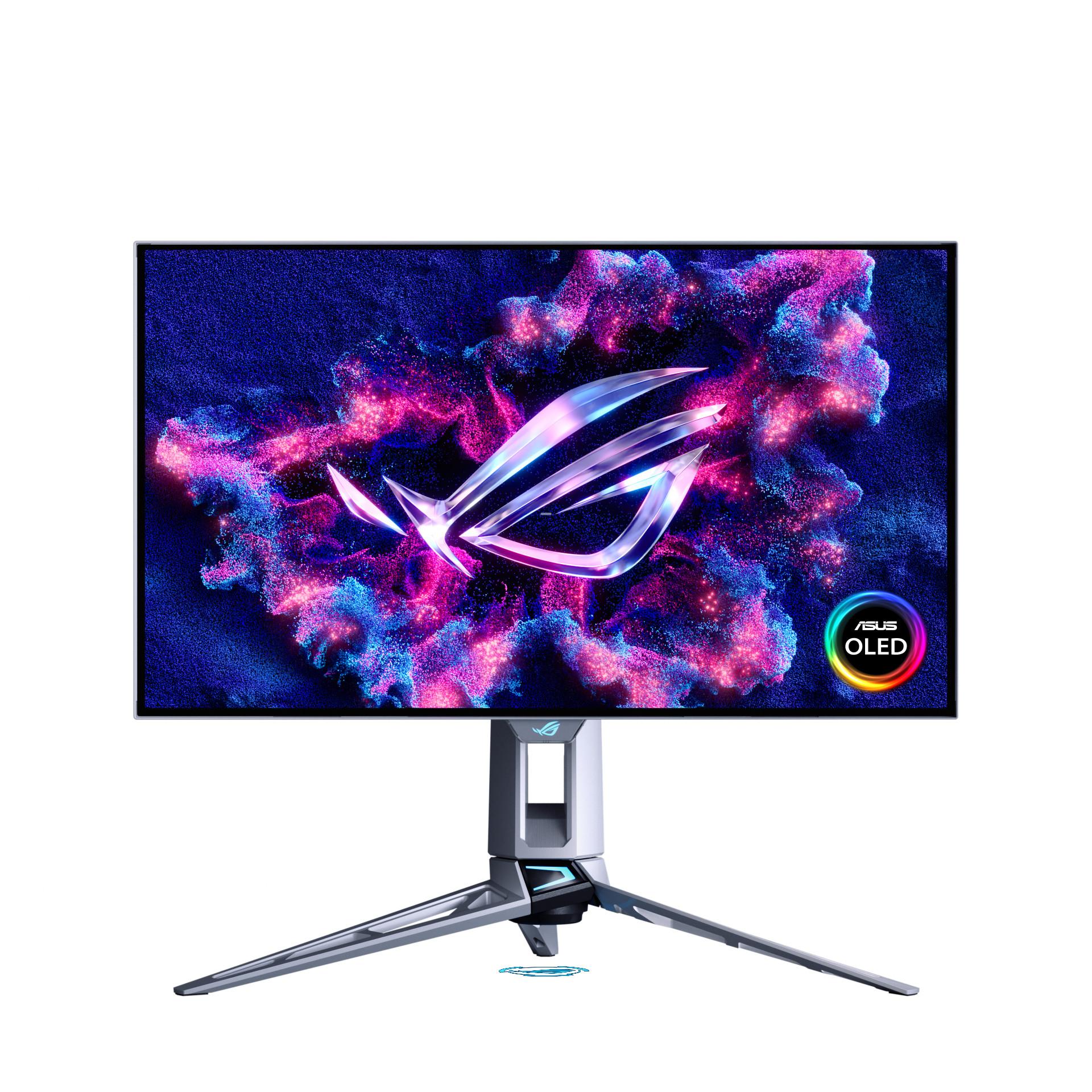 ROG Swift OLED PG27AQWP-W, Silber, 26,5 Zoll, QHD, QD-OLED, Dual Mode 540 Hz / 720 Hz (HD), 0,02 ms