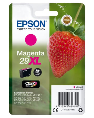 Tintenpatrone C13T29944012 Erdbeere magenta XL