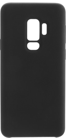 Back Cover Soft Touch für Samsung G965 Galaxy S9 + schwarz