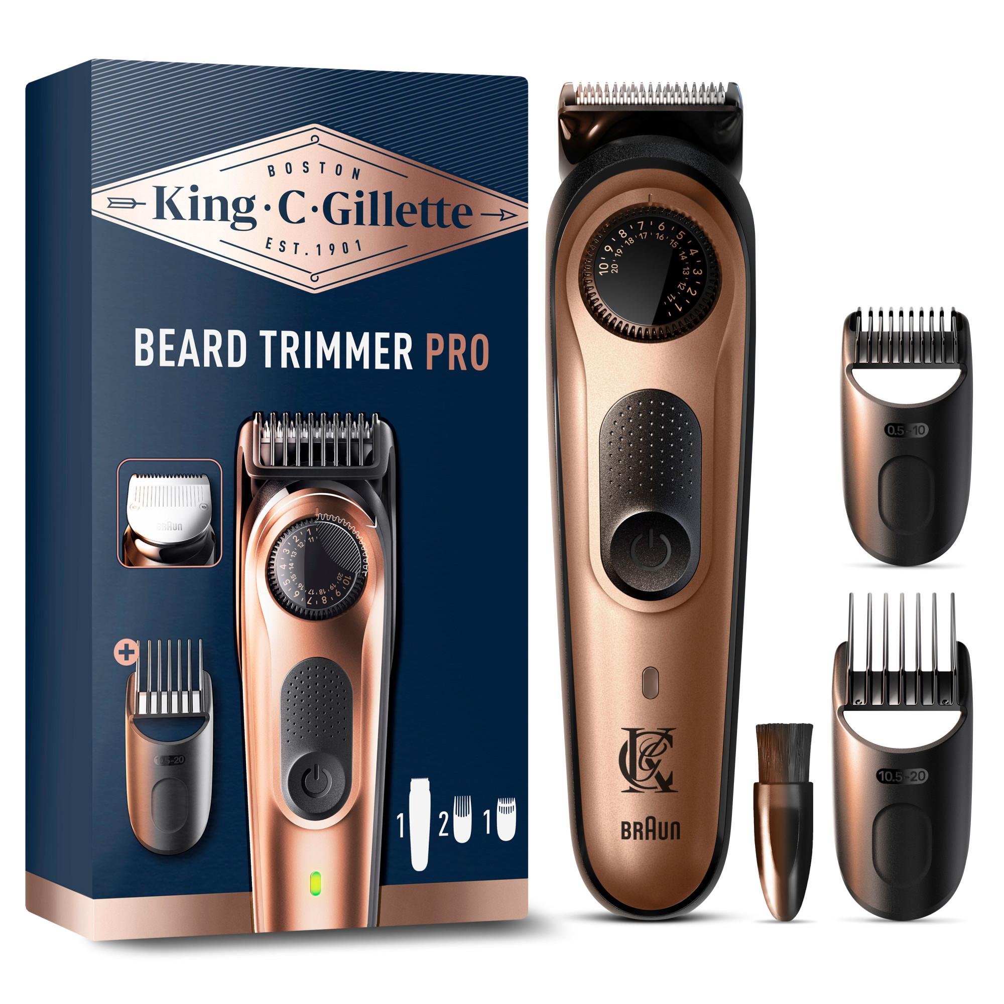 King C Gillette PRO kabellos für Männer Barttrimmer