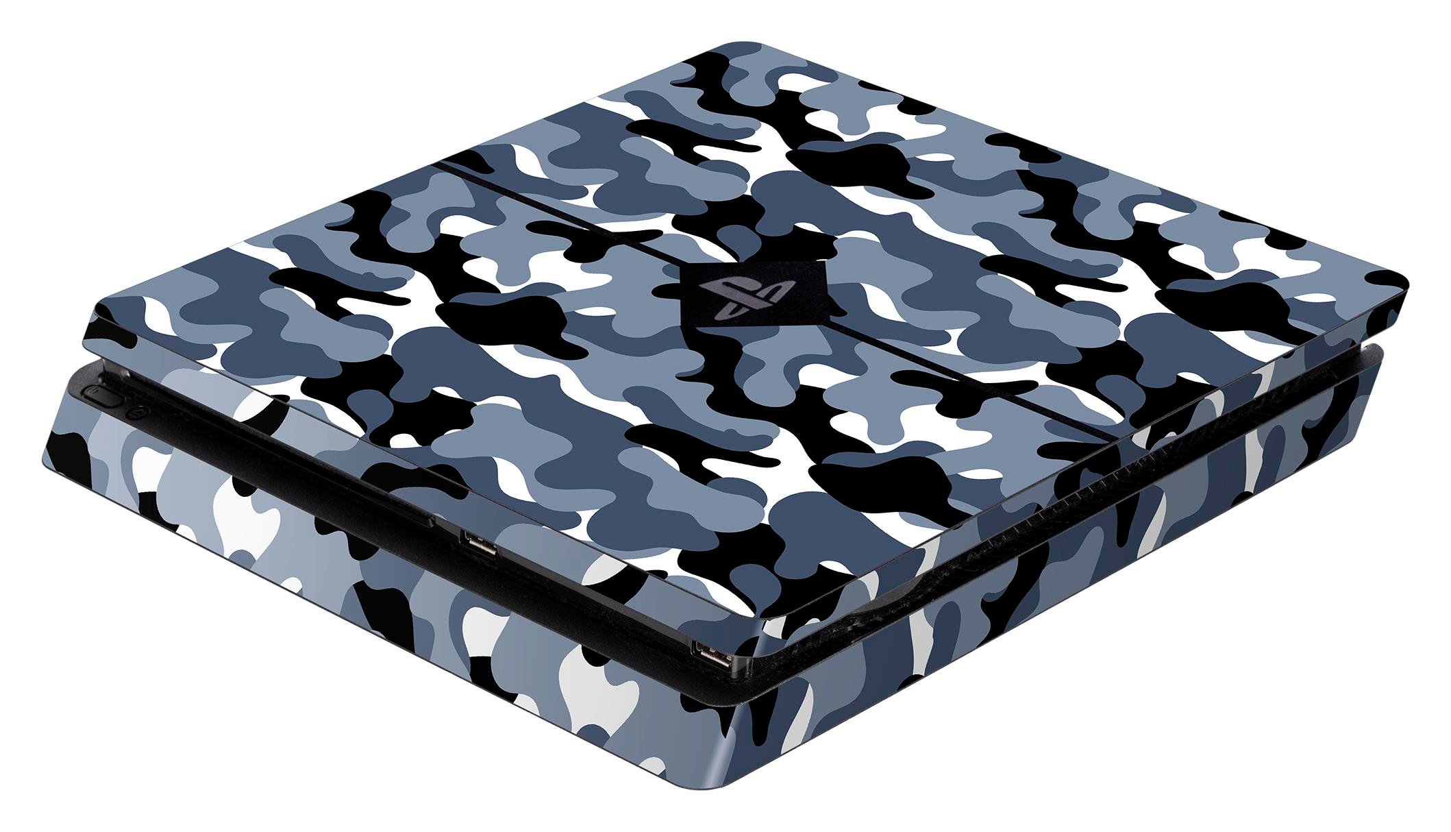 97323 camouflage grau für PS4 Slim Konsolen-Skin