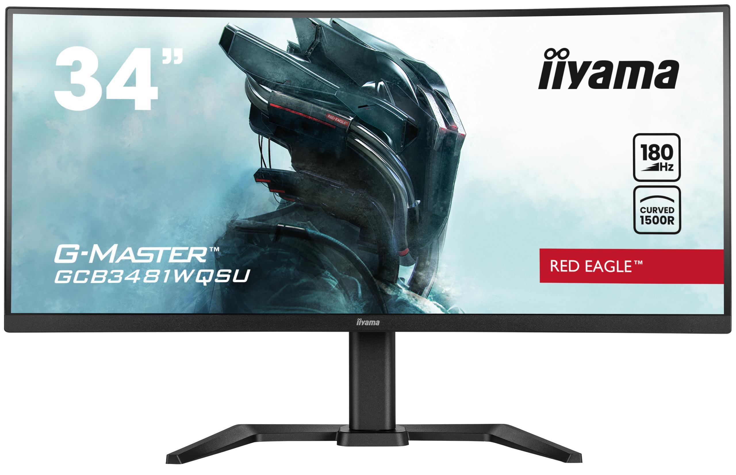 G-MASTER GCB3481WQSU-B1, Schwarz, 34 Zoll, Curved, UWQHD, VA, 180 Hz, 0,3 ms
