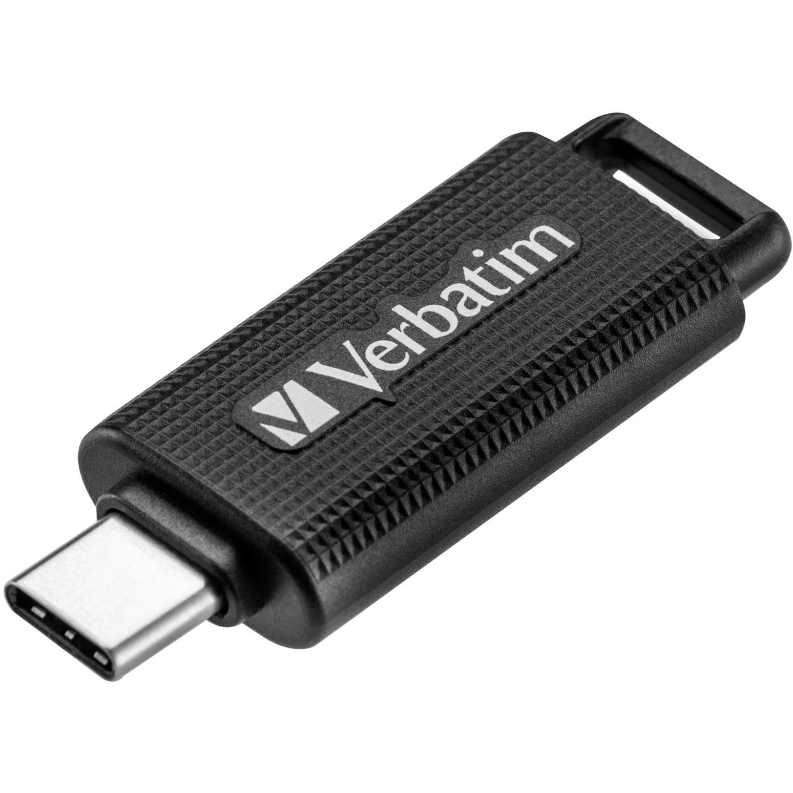 USB-Stick Store 'n' Go (49457), USB-C, 32 GB, Schwarz/Grau