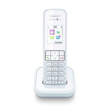 Telekom Sinus 406 Erweiterungspack perlweiß 1x Mobilteil Sinus 406, 1x Ladeschale mit Steckernetzgerät 