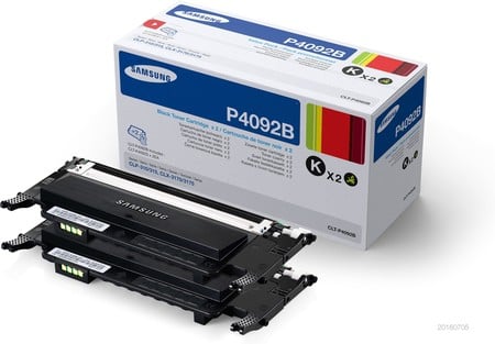 CLT-P4092B/ELS 2er-Pack, Schwarz Toner