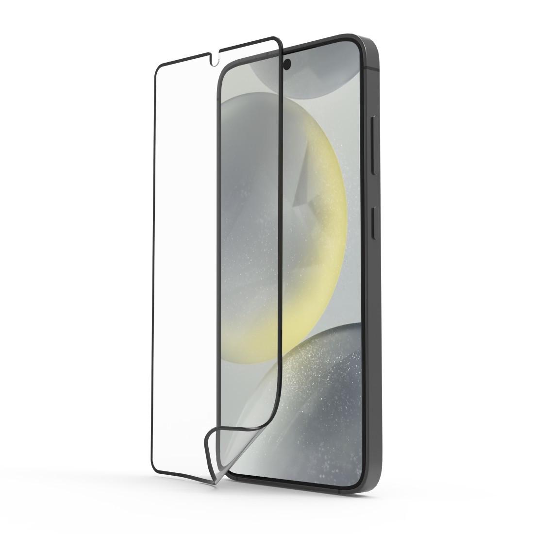 Handy-Schutzglas "Super Hybrid" für Samsung Galaxy S24, Montagehilfe (00222739)
