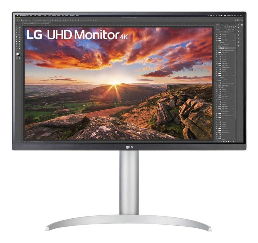 UltraFine 27UP850K-W.AEU, Silber/Schwarz, 27 Zoll, 4K, IPS, 60 Hz, 5 ms