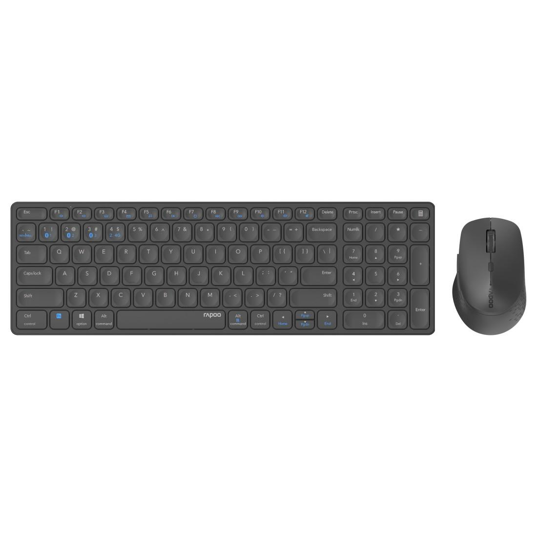 Kabelloses Multimodus Desktop-Set "9700M", DE-Layout, Dunkelgrau (00217383)