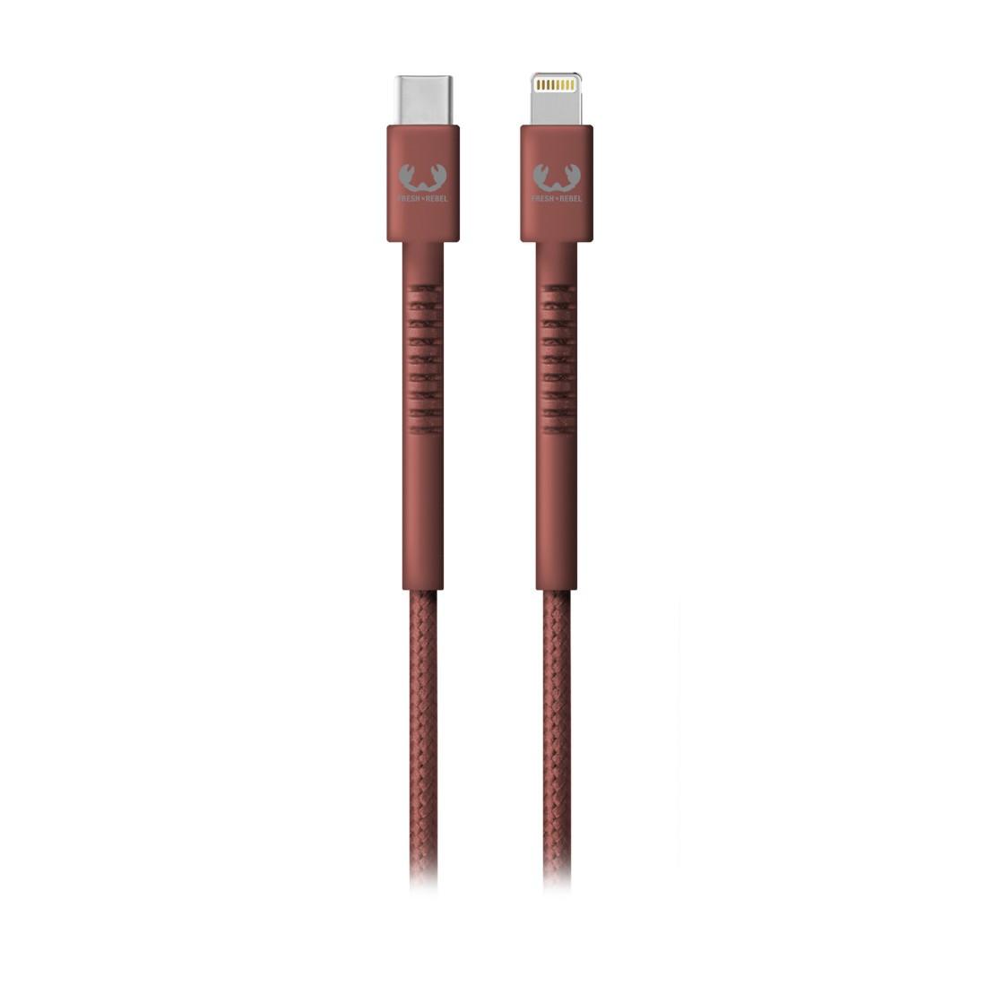 USB-C - Lightning-Kabel "Fabriq", 2,0 m, Safari Red (00214998)