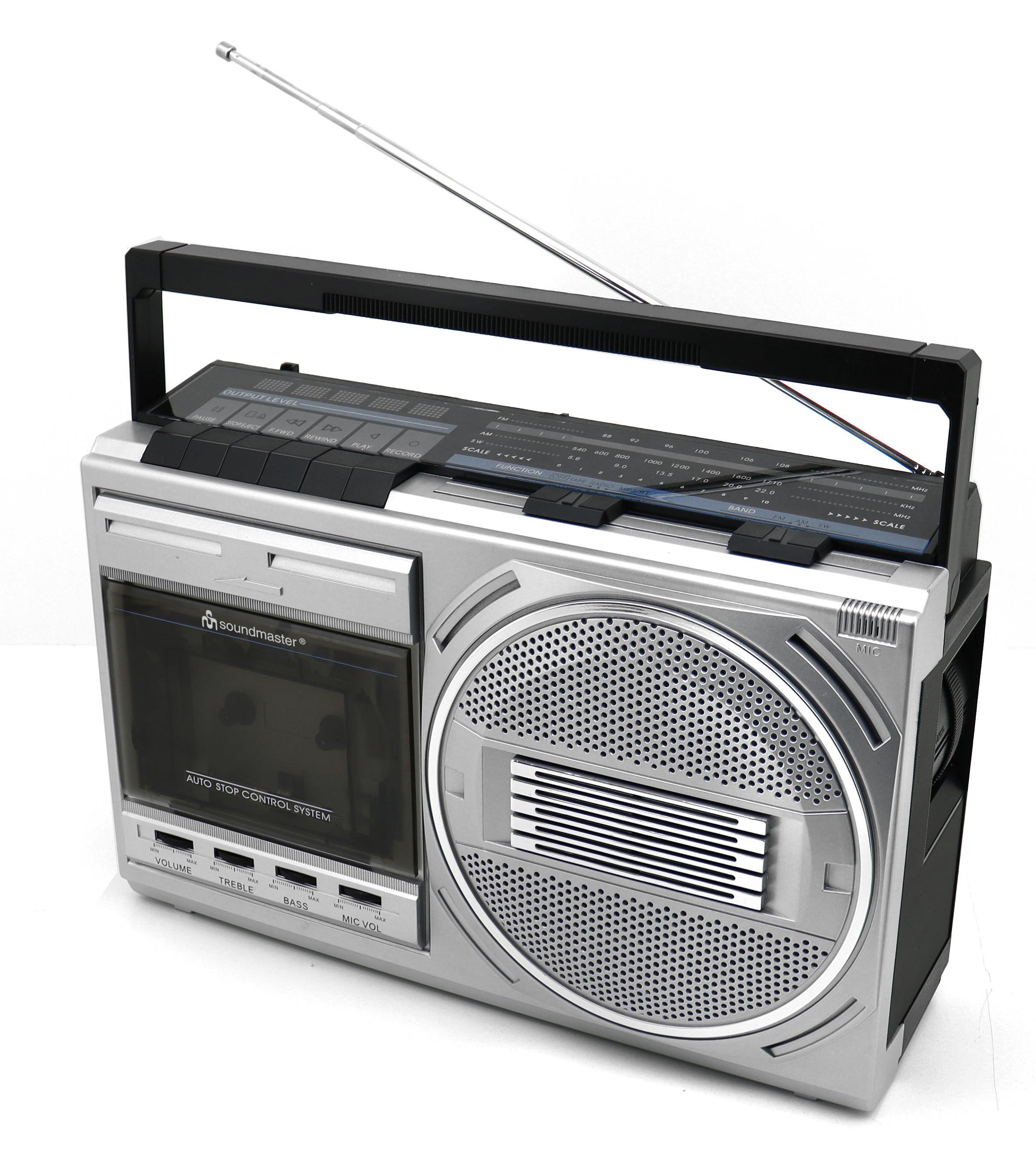 RR20 Silber Radiorekorder