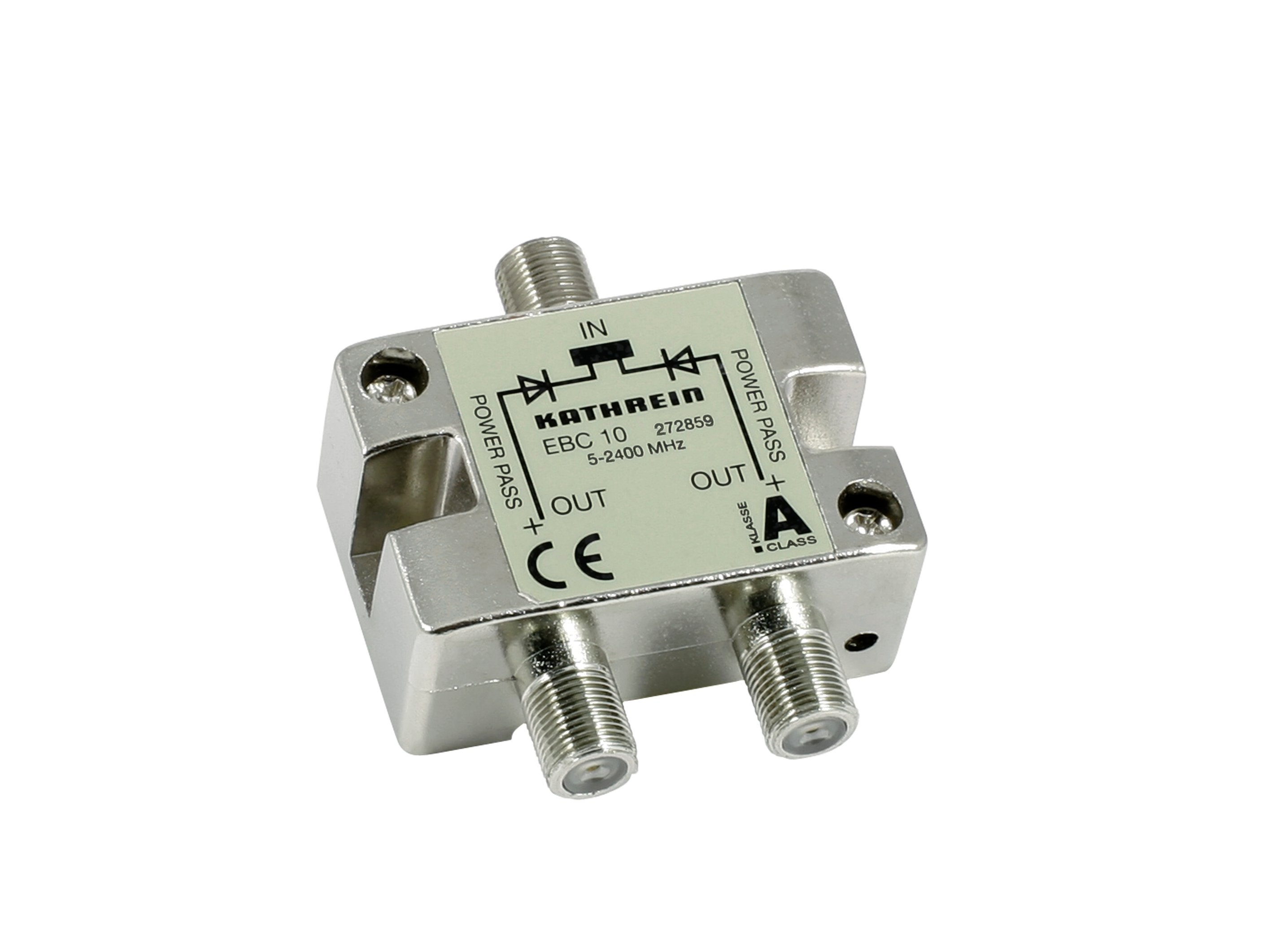 EBC 10 2fach-F-Verteiler