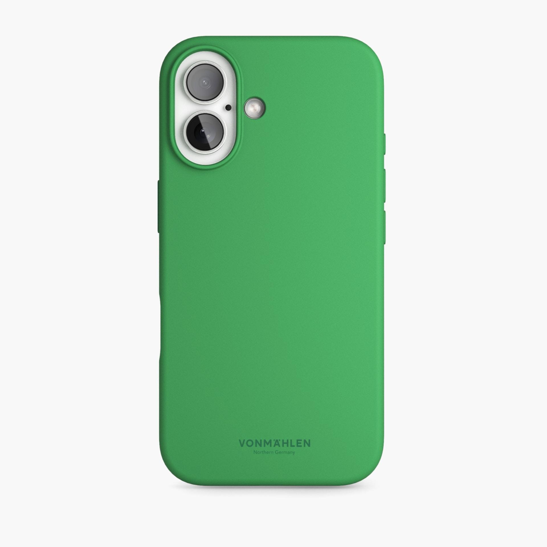 Soft Silicone Case - Schutzhülle aus Silikon, MagSafe kompatibel iPhone 16, Green Haven Handyhülle