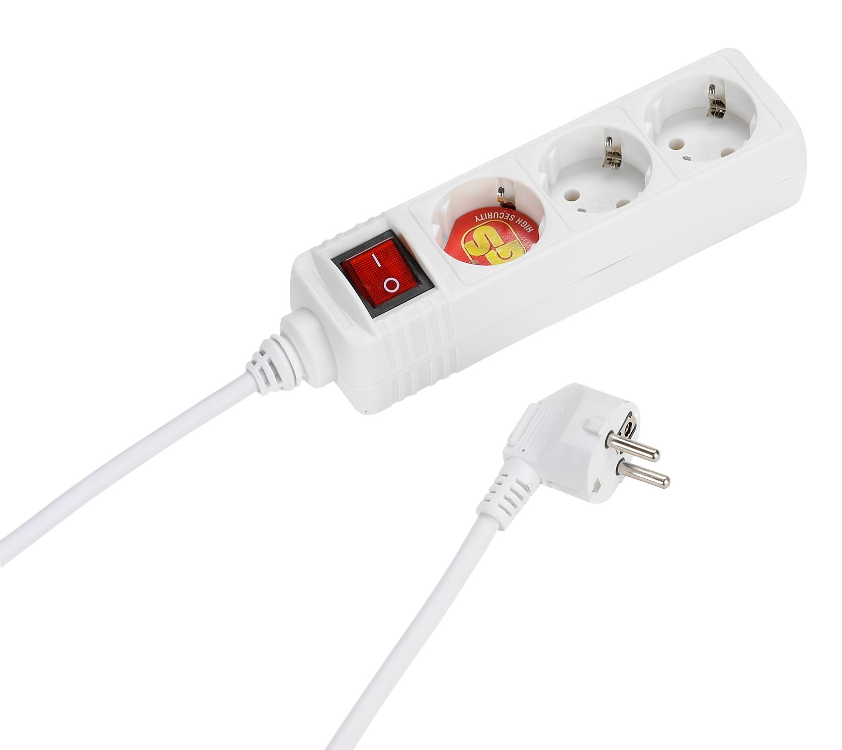 3-fach Steckdosenleiste mit Schalter (28256)