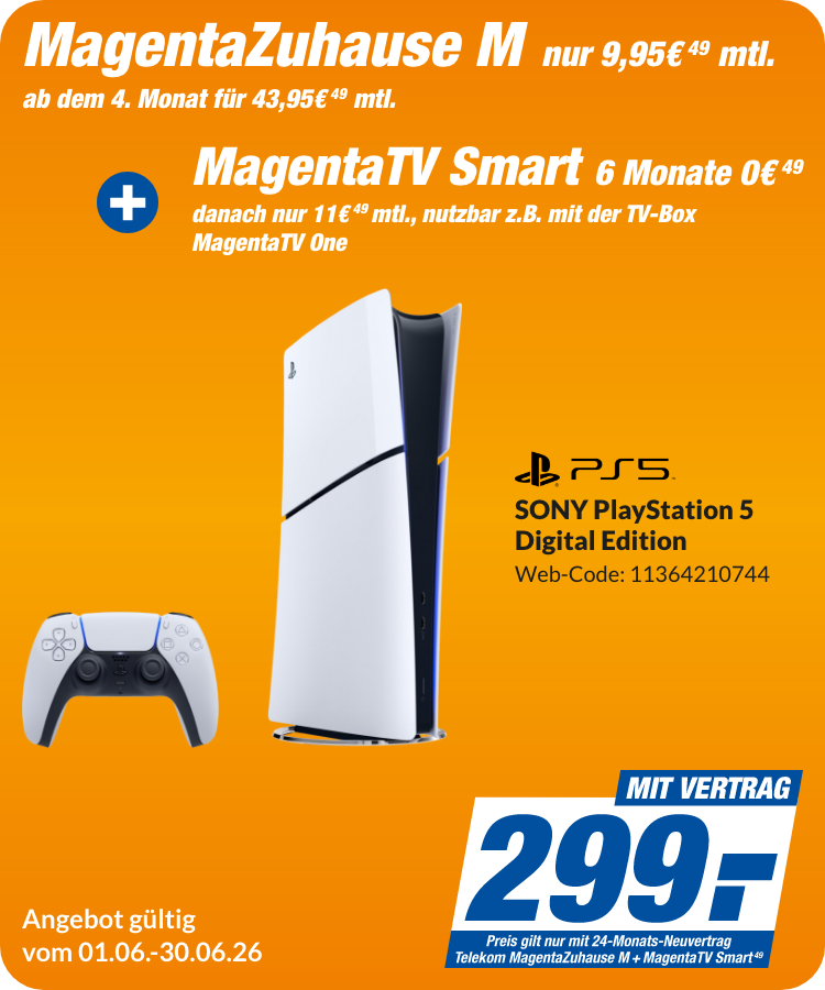 Magenta Zuhause M + Magenta TV + PlayStation 5