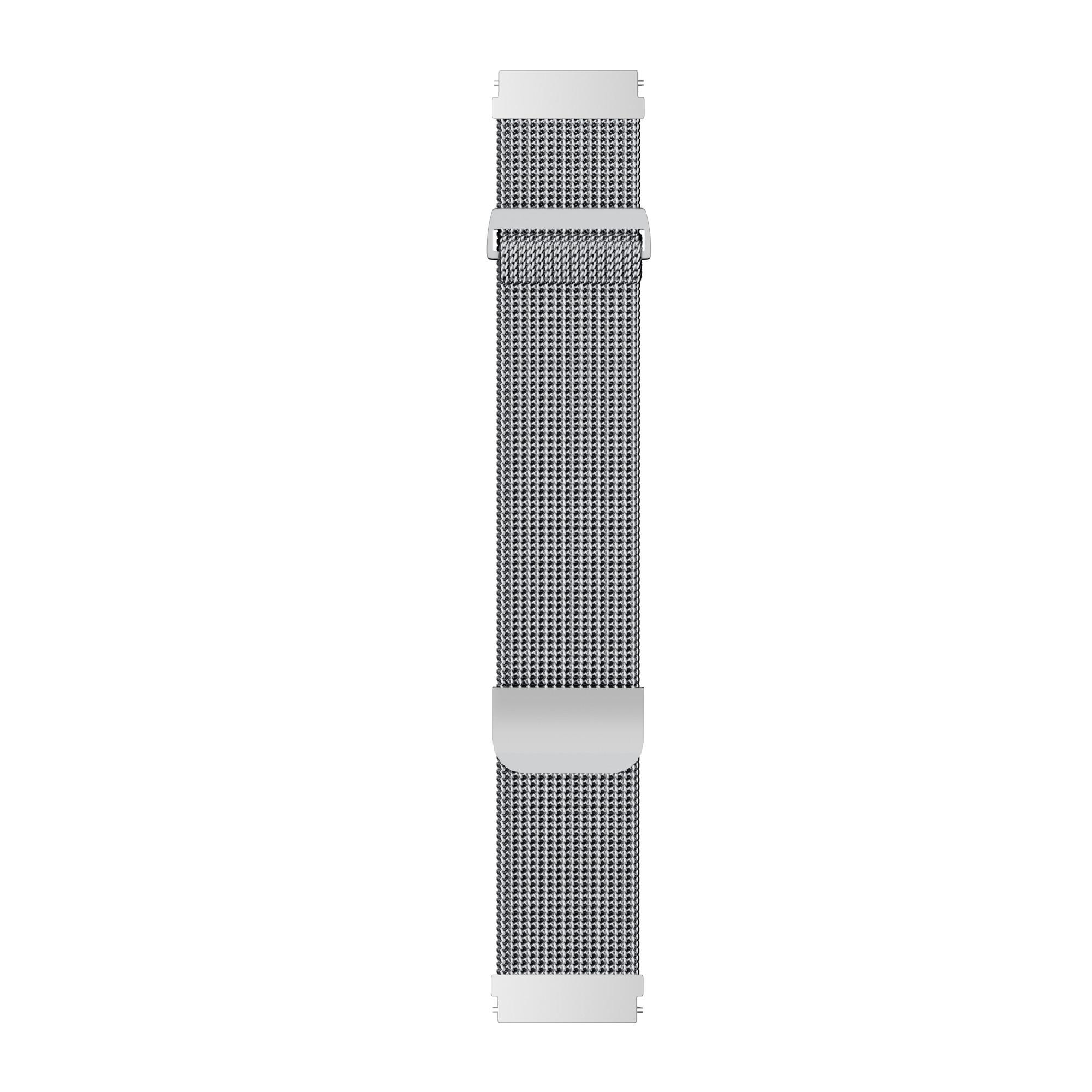 Armband Gala Strap 20mm Milanaise Silver (23141)