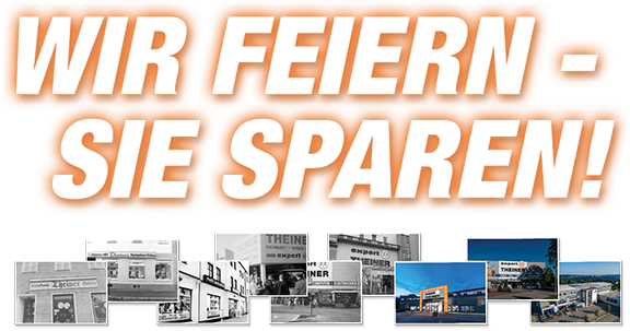 Wir feiern, Sie sparen