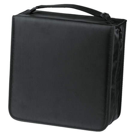 CD-/DVD-/Blu-ray-Tasche 304, Schwarz + Pflegetuch