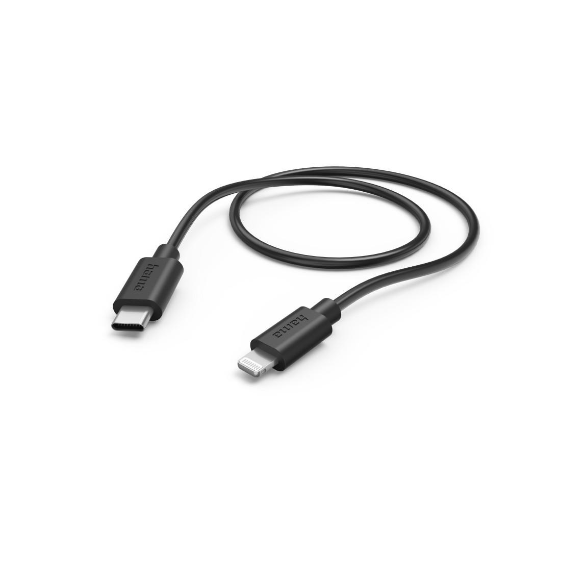 Lade-/Datenkabel, USB-C - Lightning, 0,75 m (00187277)