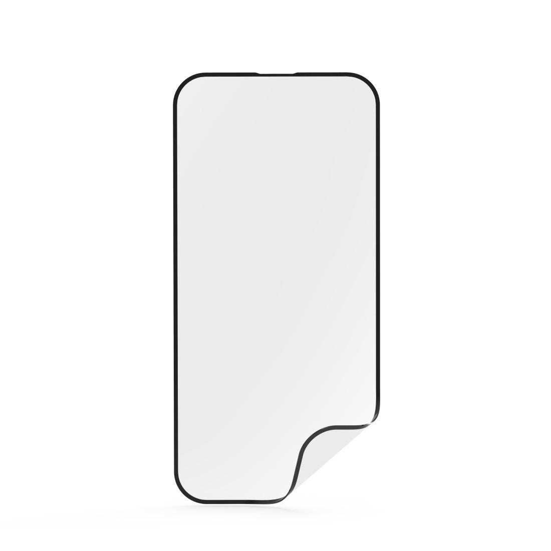 Handy-Schutzglas "Super Hybrid" für Apple iPhone 16, Montagehilfe (00222789)