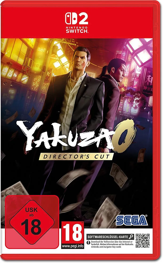 Yakuza 0 - Director's Cut (Key Card) Nintendo Switch 2-Spiel