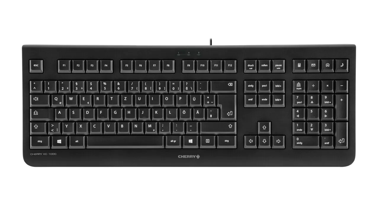 KC 1000 Schwarz SL (Slowenien) Tastatur