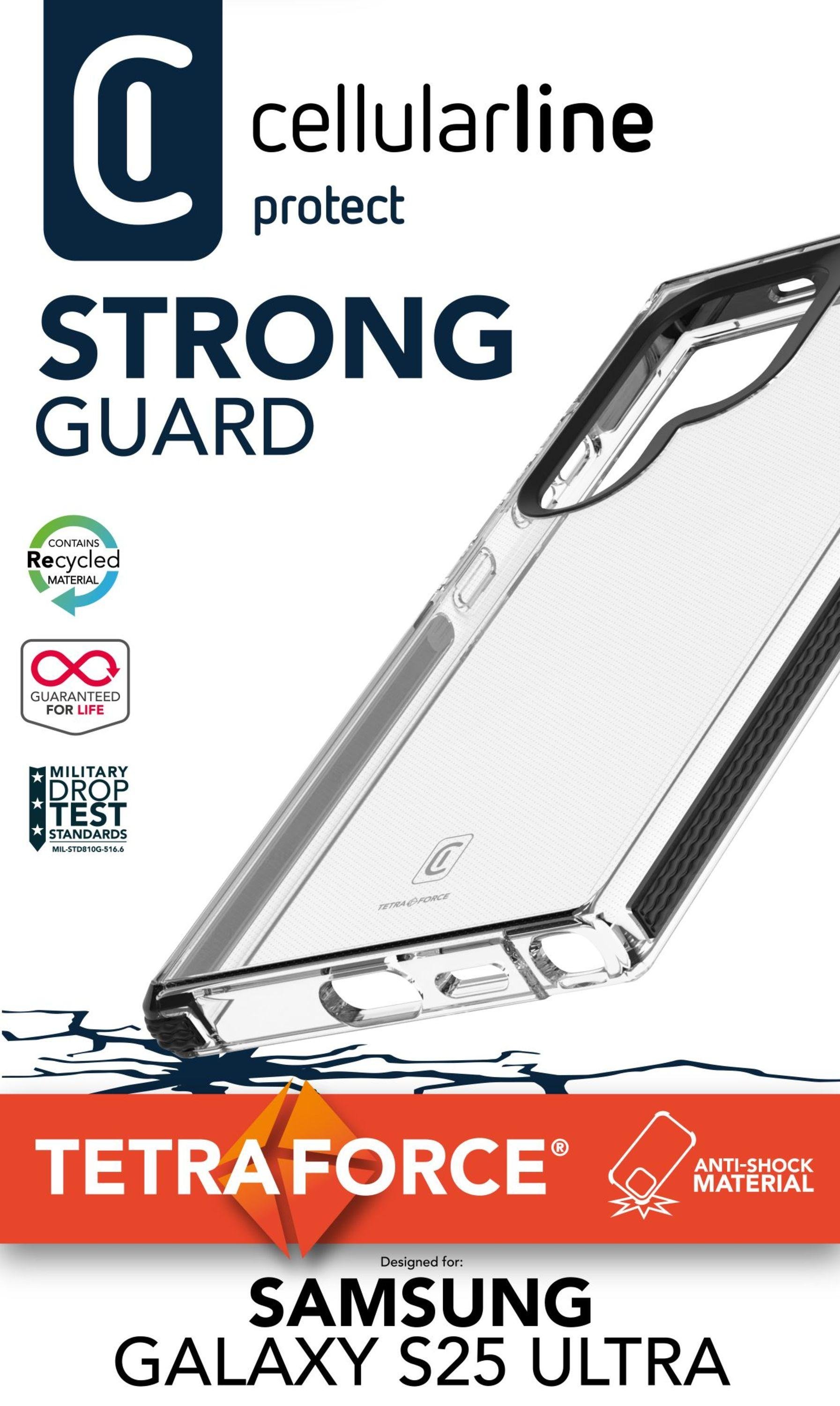 Hard Case Tetra Force Strong Guard für Samsung S25 Ultra Clear (61026)