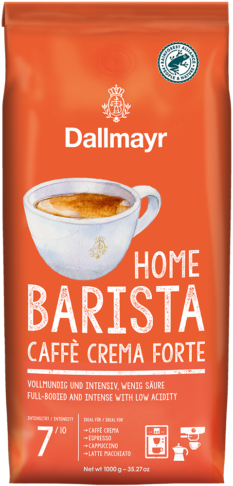 Home Barista Caffé Crema Forte 1kg Kaffee
