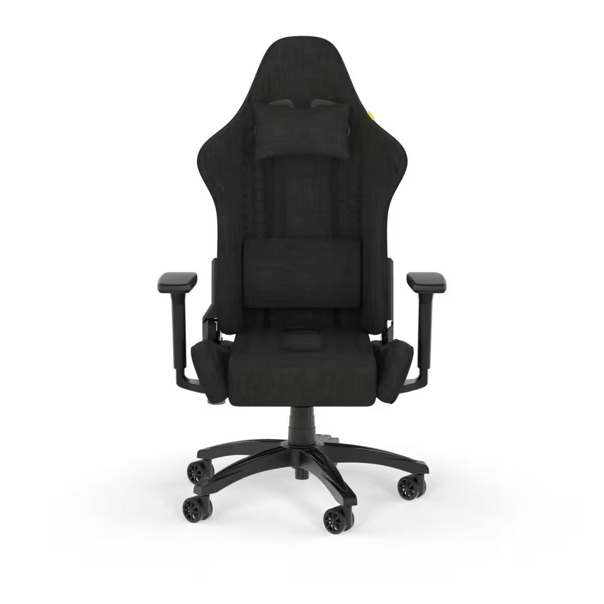 TC100 Relaxed Gaming-Stuhl, Stoff, Schwarz