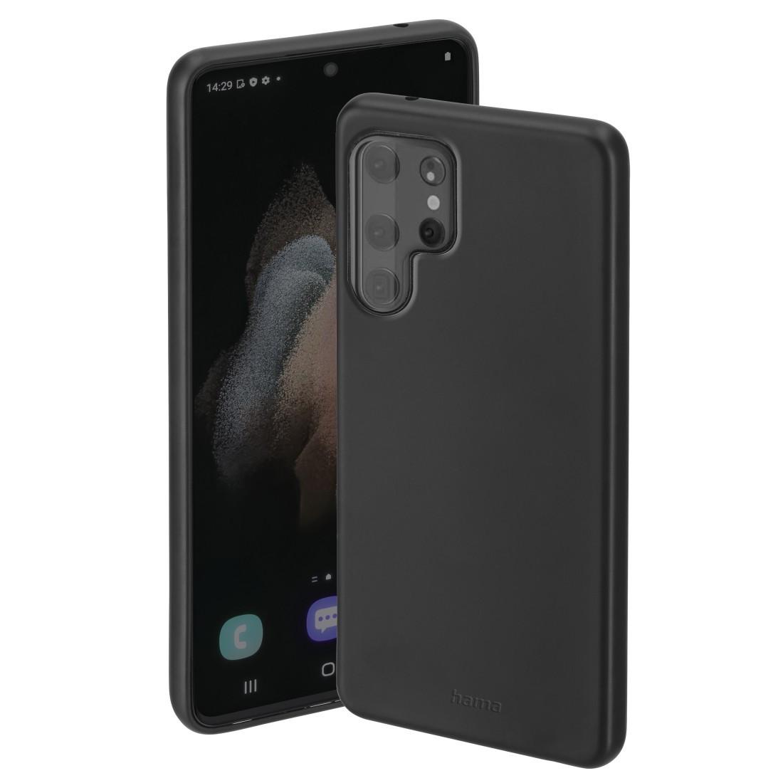 Cover "Finest Feel" für Samsung Galaxy S22 Ultra (5G), Schwarz (00172353) Handyhülle