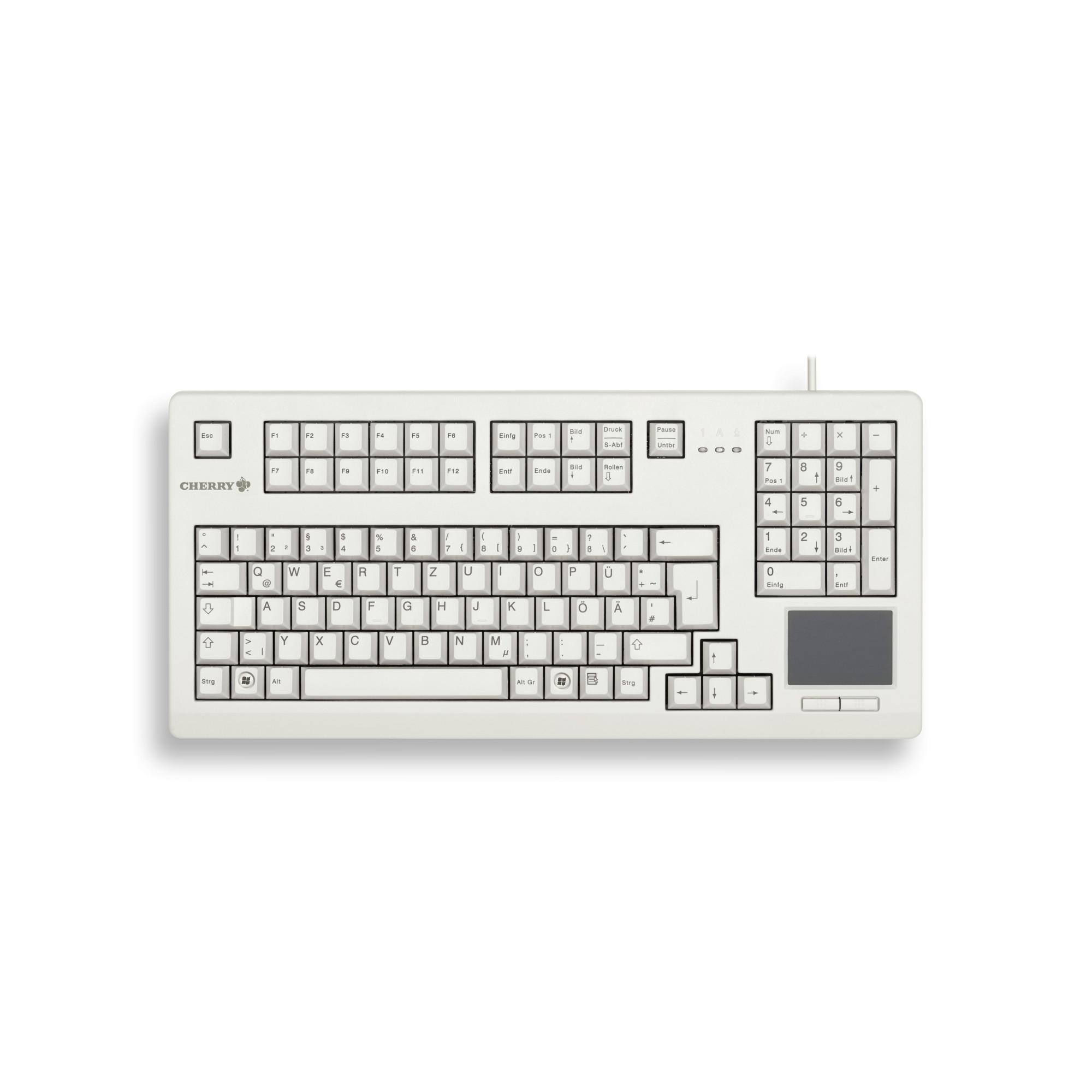 TouchBoard G80-11900 Tastatur, Hellgrau
