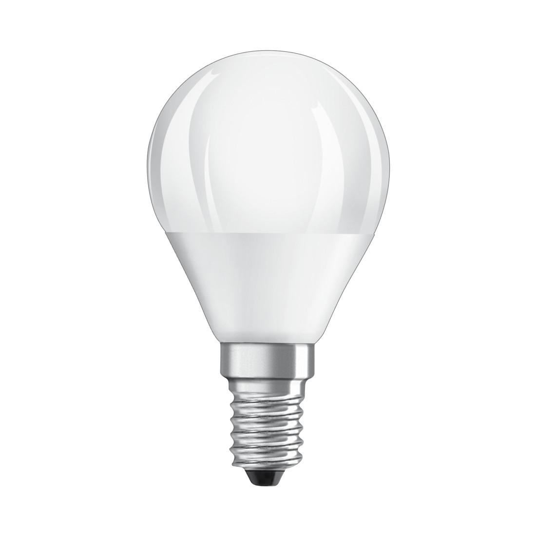 LED-Lampe, E14, 470lm ersetzt 40W, Tropfenlampe, Warmweiß, 2 Stück (00112612)