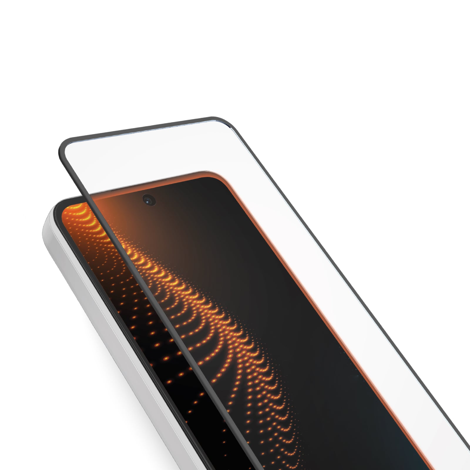 Ultra-widerstandsfähiges Schutzglas für Samsung A36 mit D3O-Technologie und Applikator, Schwarz