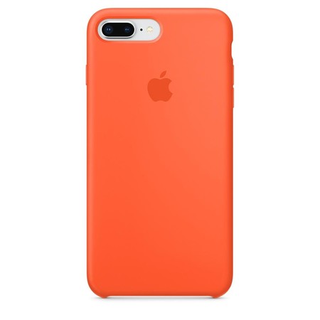 iPhone 8 Plus / 7 Plus Silikon Case - Orangerot