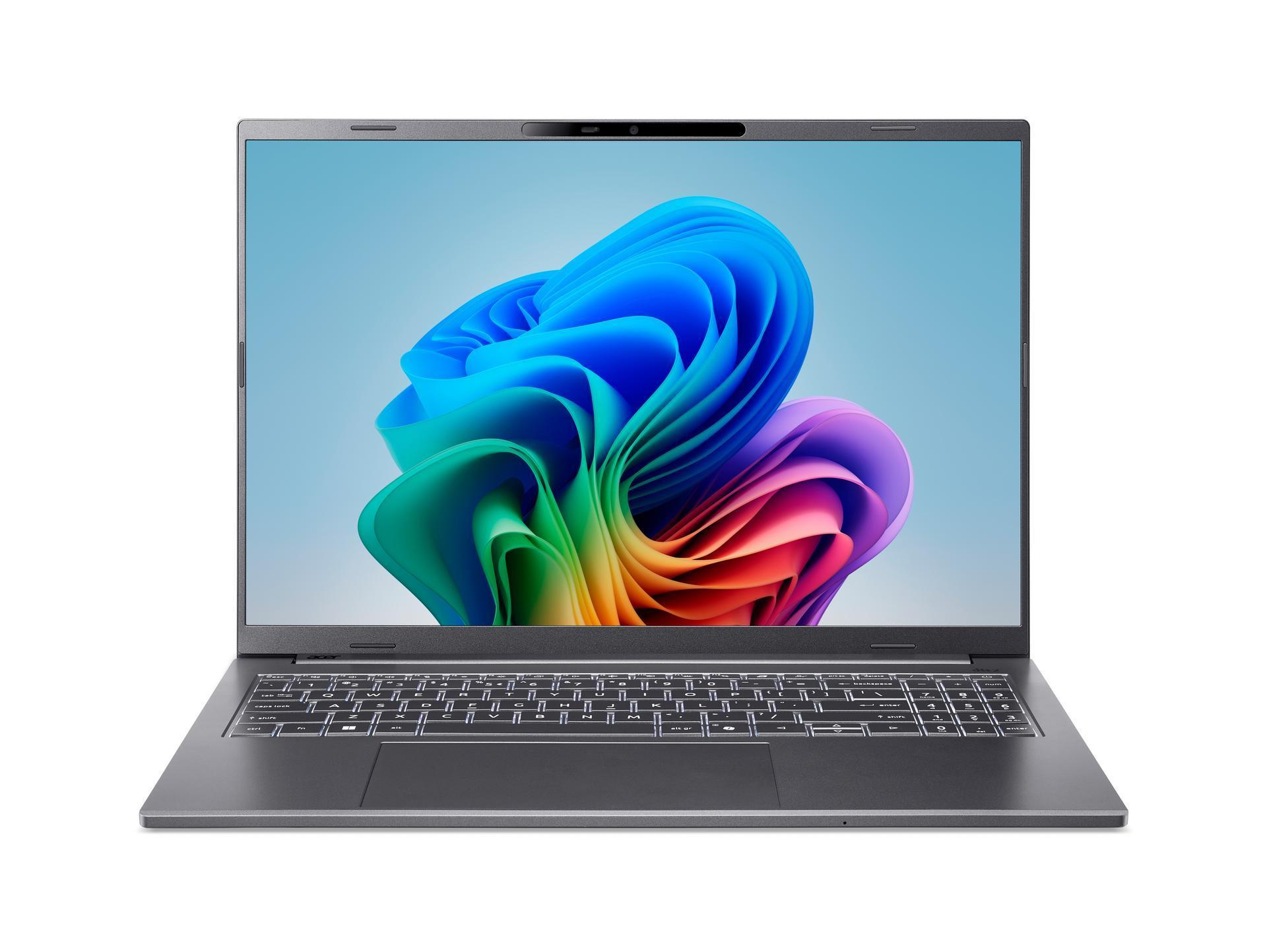 Aspire 16 AI (A16-11M-X8TY), 16 Zoll, WUXGA, IPS, Snapdragon X X1-26-100, 32 GB, 1 TB M.2 SSD Notebook