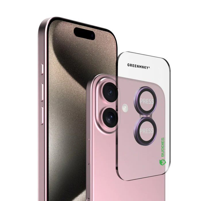 BUDDIES for IPhone 17 (Purple) Schutzglas