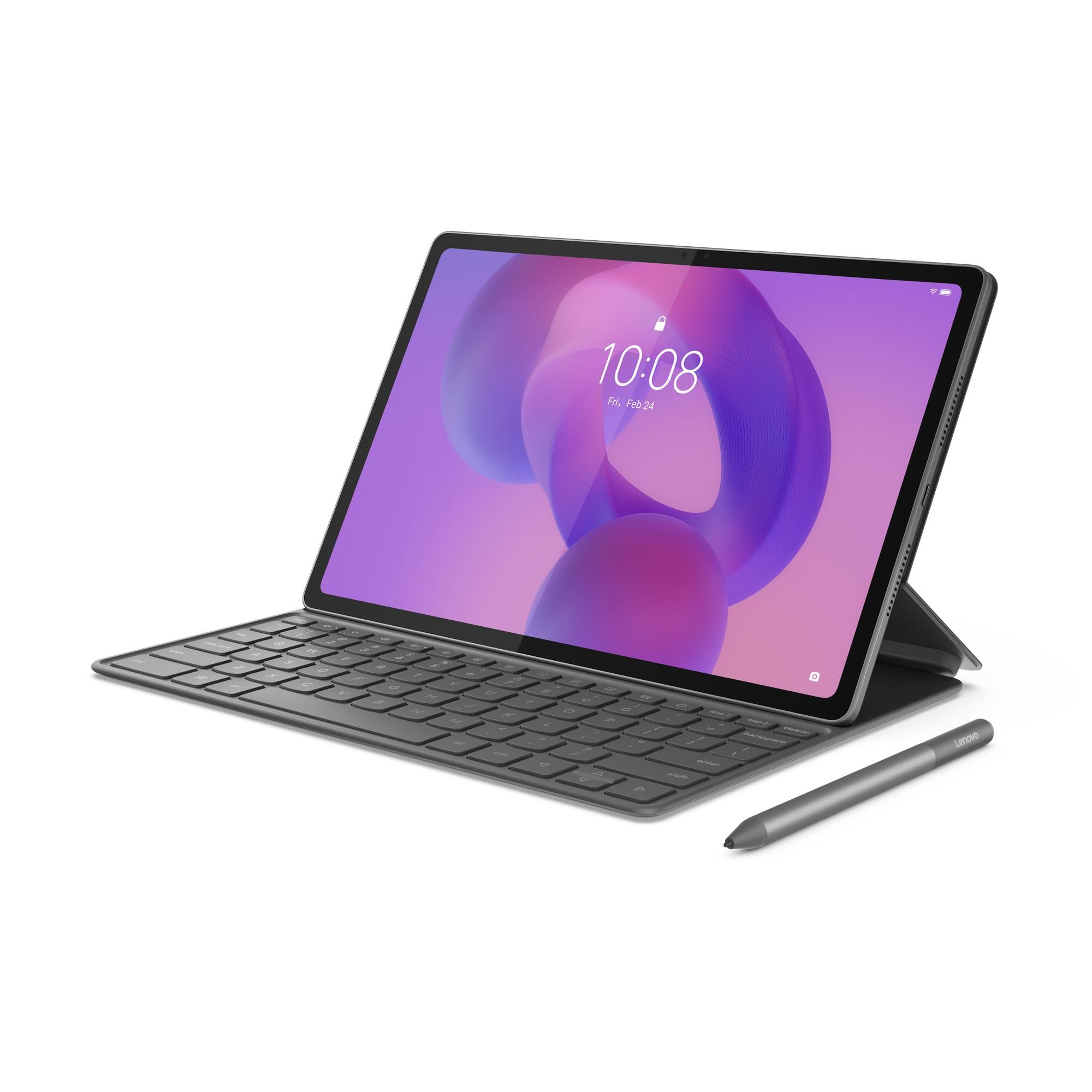 Idea Tab Plus + Stift + Tastatur, Luna Grey, 12,1 Zoll, 2.5K, MediaTek Dimensity 6400, 8 GB, 128 GB