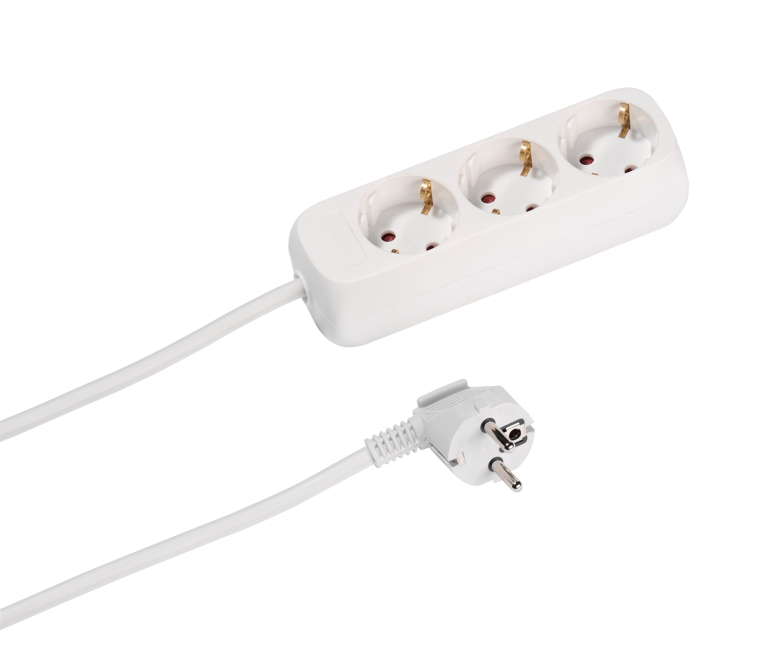 3-fach Steckdosenleiste, 5m Zuleitung (61152)