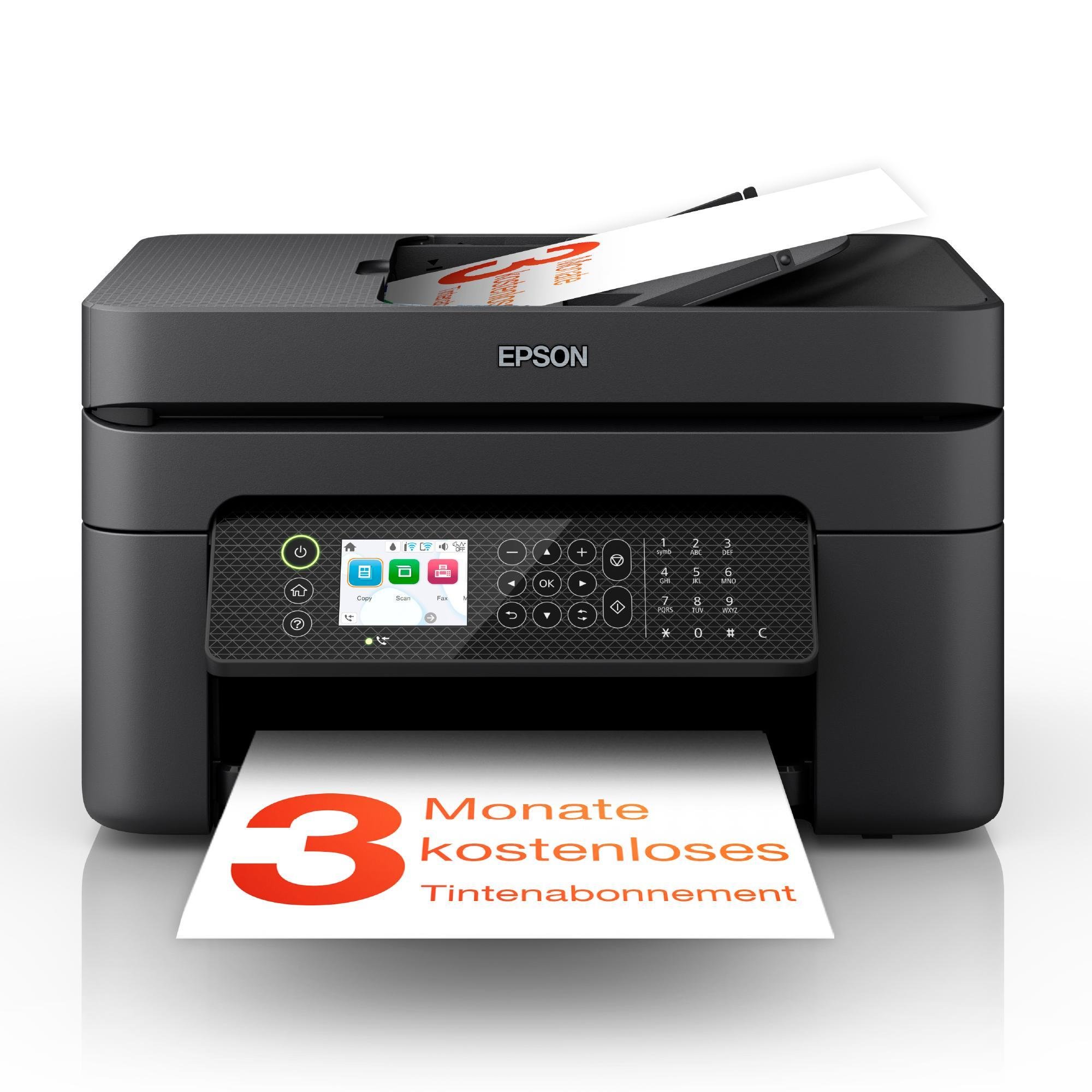 WorkForce WF-2950DWF kabelloser Multifunktionsdrucker, mit Tinte für 3 Monate