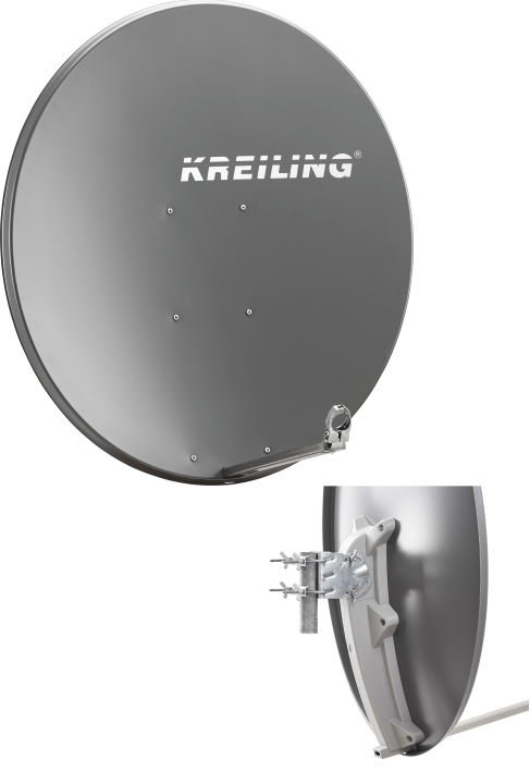KR AE 100 Multi anthrazit Satellitenschüssel 100 cm