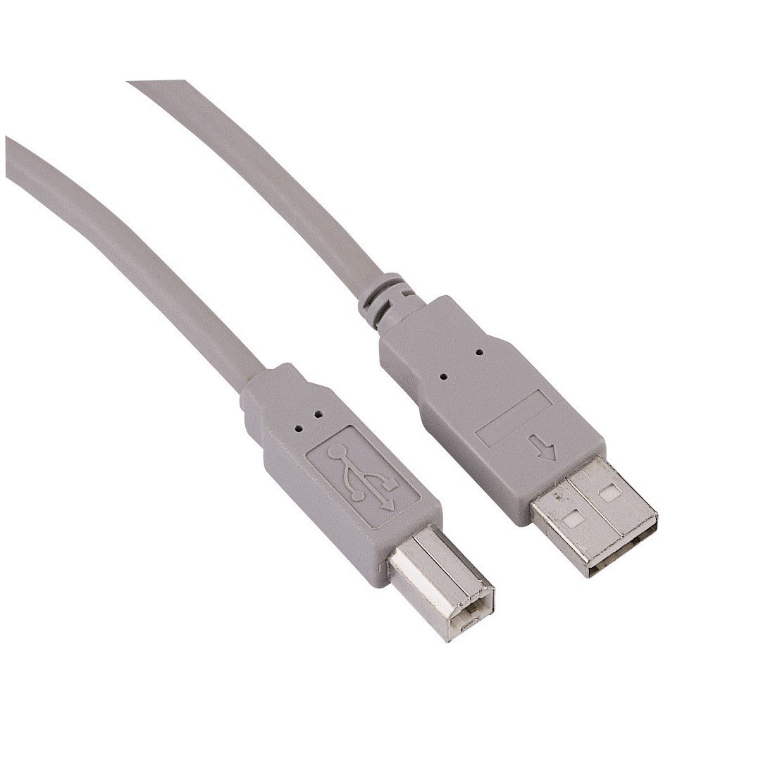 USB-2.0-Kabel, Grau, 3,00 m (00029100)