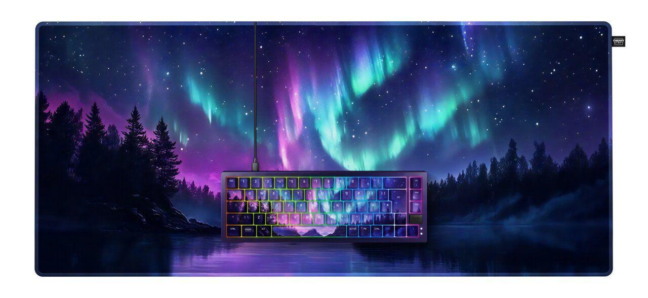 K5V2 & GP6 Northern Light Bundle mit Tastatur und Mauspad