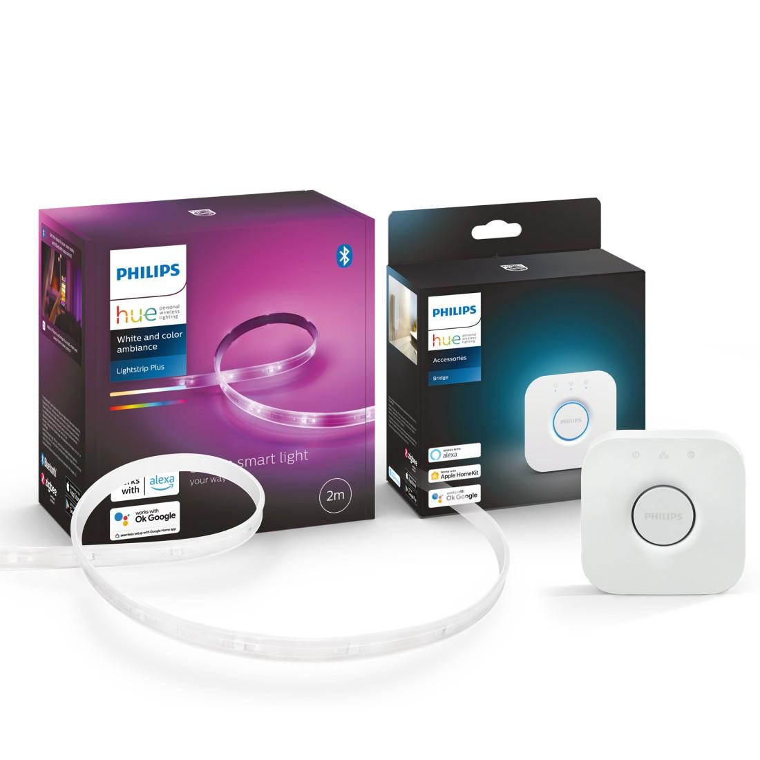 LED-Lightstrip "White & Color Ambience" + Hue Bridge (00004974)