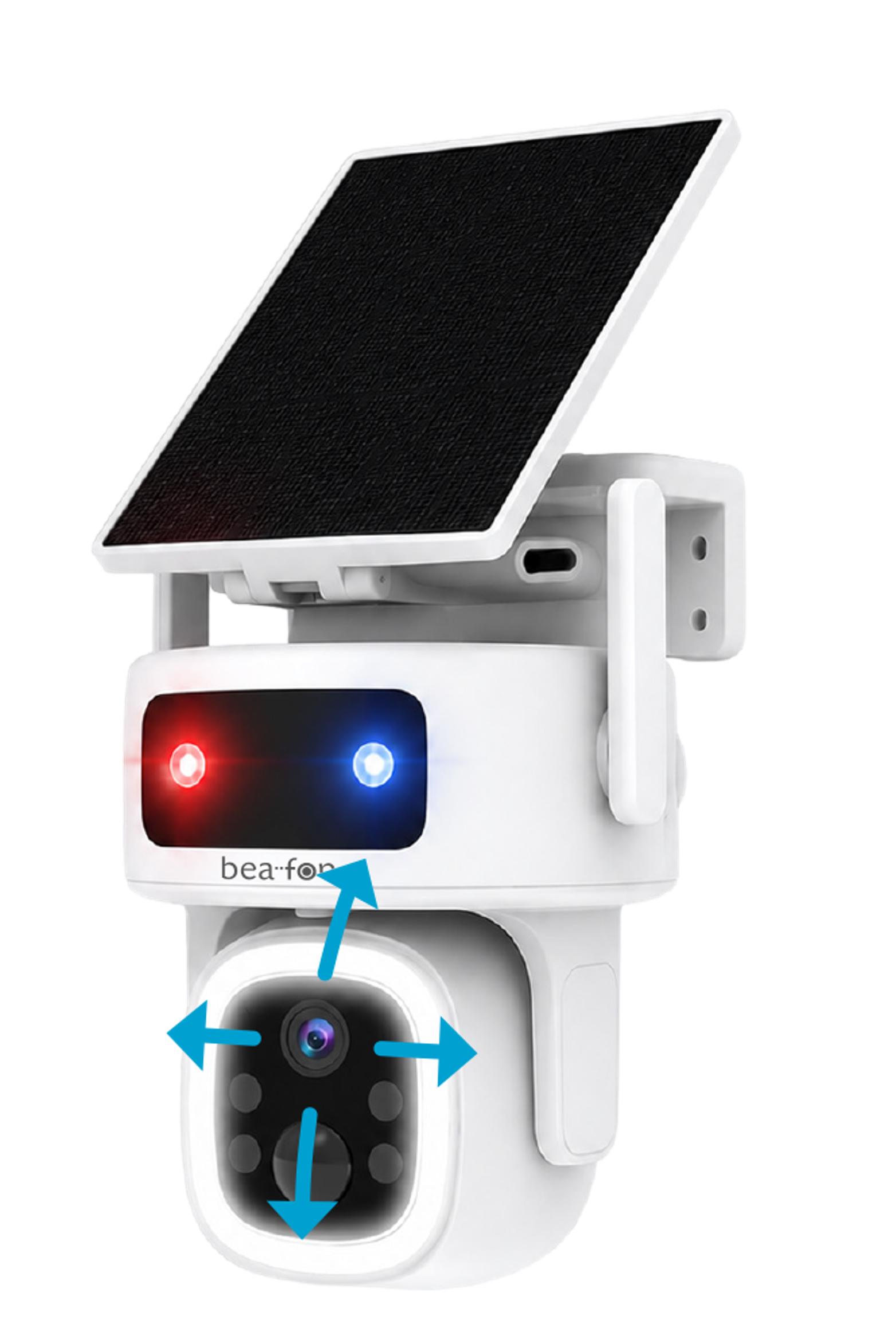 Safer 4S Pro Outdoor + Solarpanel, weiß