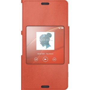 Cover SCR-26 für Xperia Z3 compact  mandarinrot 